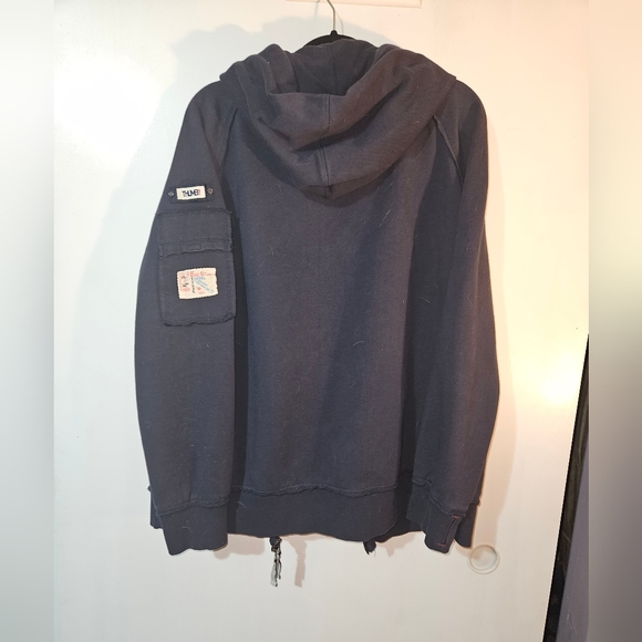 Thumb! Zipup hoodie 3x Navy - Picture 2 of 3